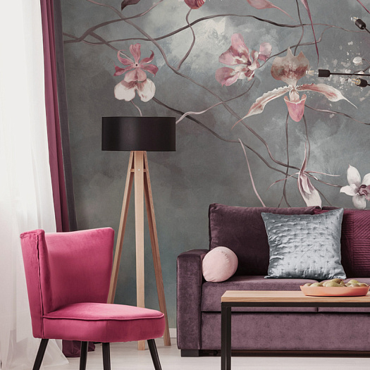 Фотообои в интерьере артикул Floreale-24: 18, FLOREALE 24, Wall street