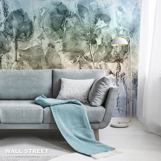 Фотообои в интерьере артикул Aquarelle 14, AQUARELLE, Wall street