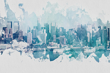 Фотообои город Wall street URBAN Urban 7