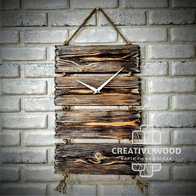 Картины 8, Часы, Creative Wood